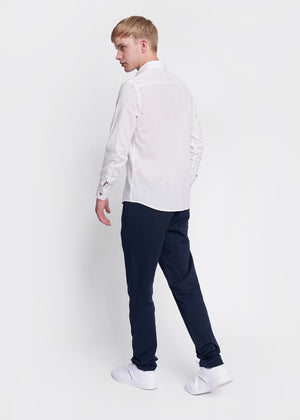 Greenwich Organic Twill Shirt Natural White
