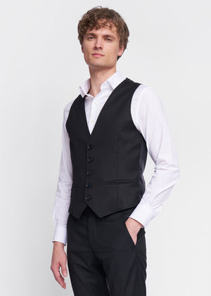 Dress Vest Black