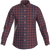 Red Melange Plad Service Shirt