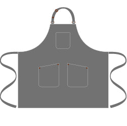 Custom Copenhagen Halter Apron
