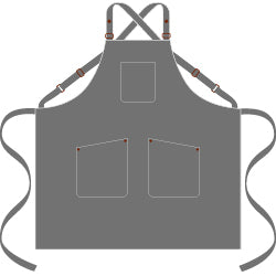Custom Copenhagen Suspender Apron