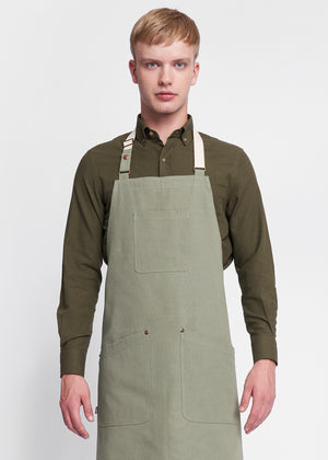 Copenhagen Cotton Canvas Halter (Neck Strap) Apron