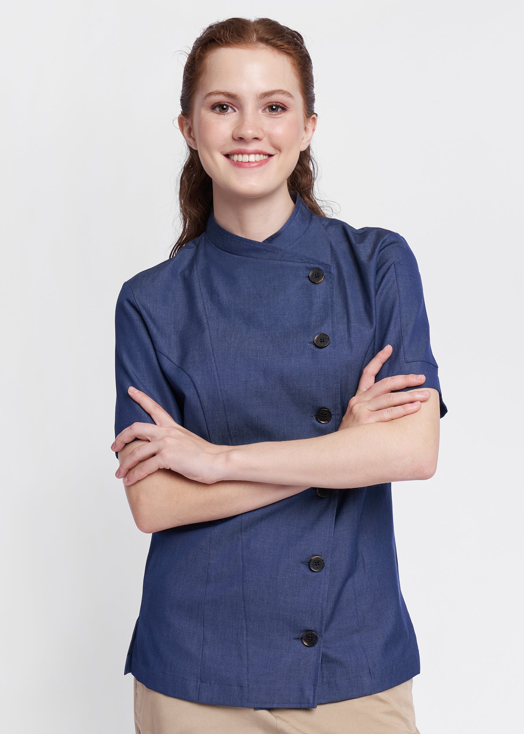 Chef Jacket Valencia Indigo