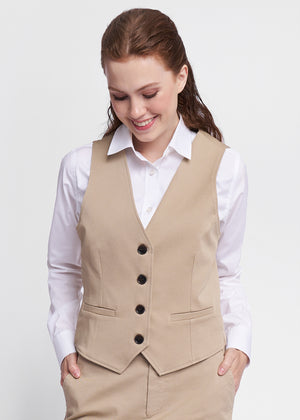 Cotton Vest Sand