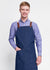 Oslo X-Back Removeable Leather Strap Denim Apron