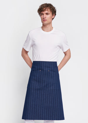 Oslo Bistro (Long Waist) Denim Apron