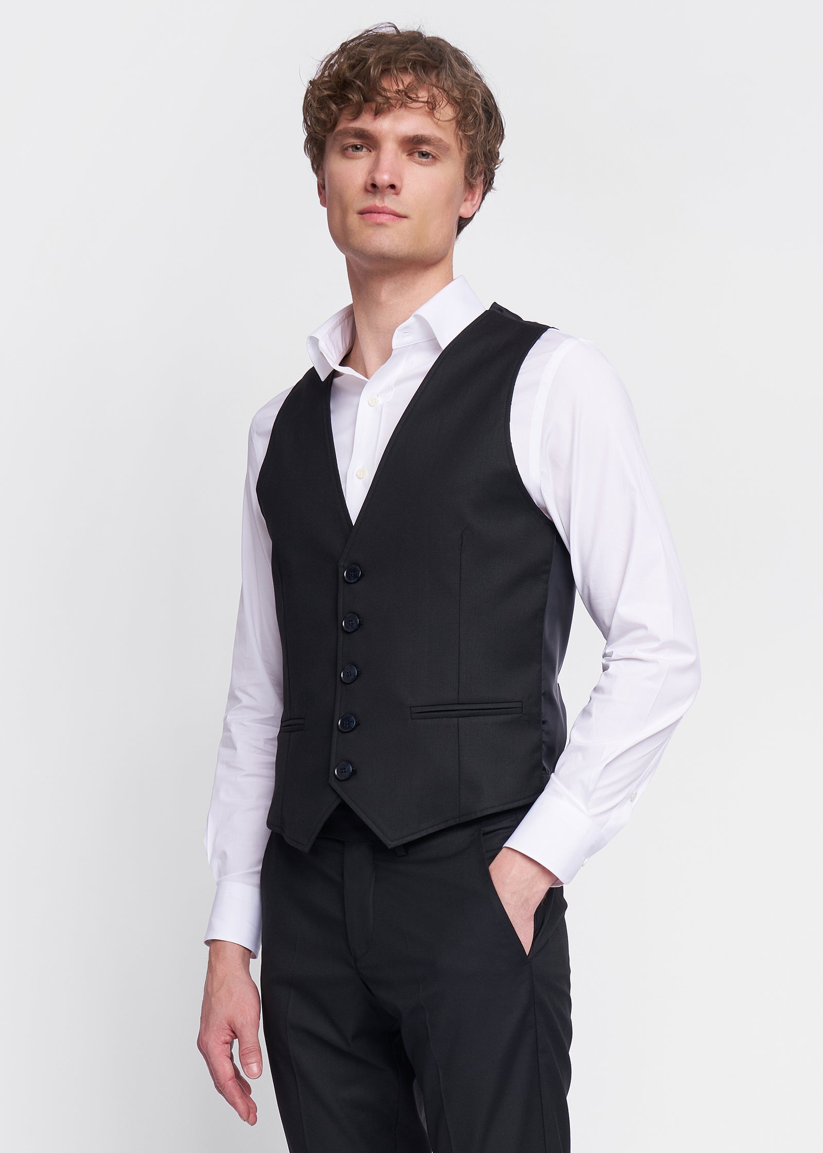 Dress Vest Black