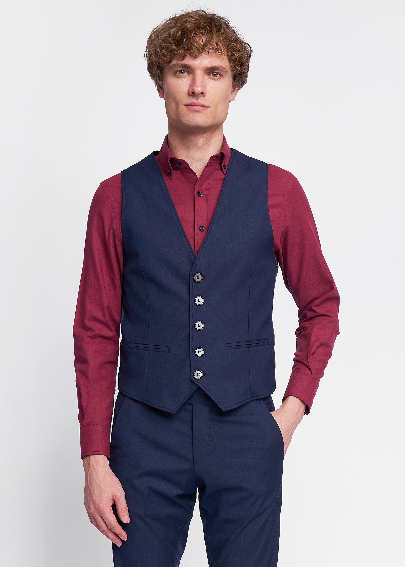 Dress Vest Navy