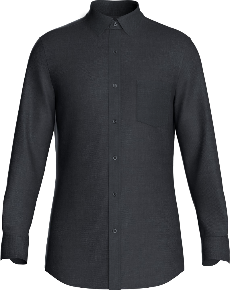 Custom Black Madison Stretch Poplin