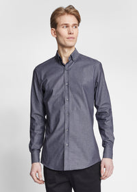 Dark Gray Button Down Collar M 1