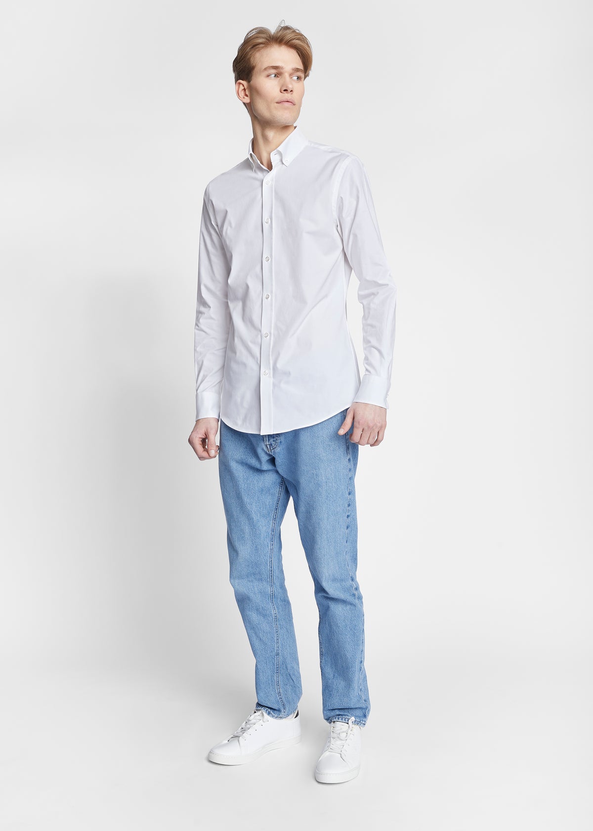 White Oxford Shirt Men's