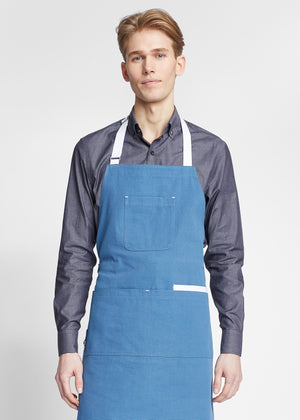 Denver Cotton Canvas Utility Halter Bib Apron