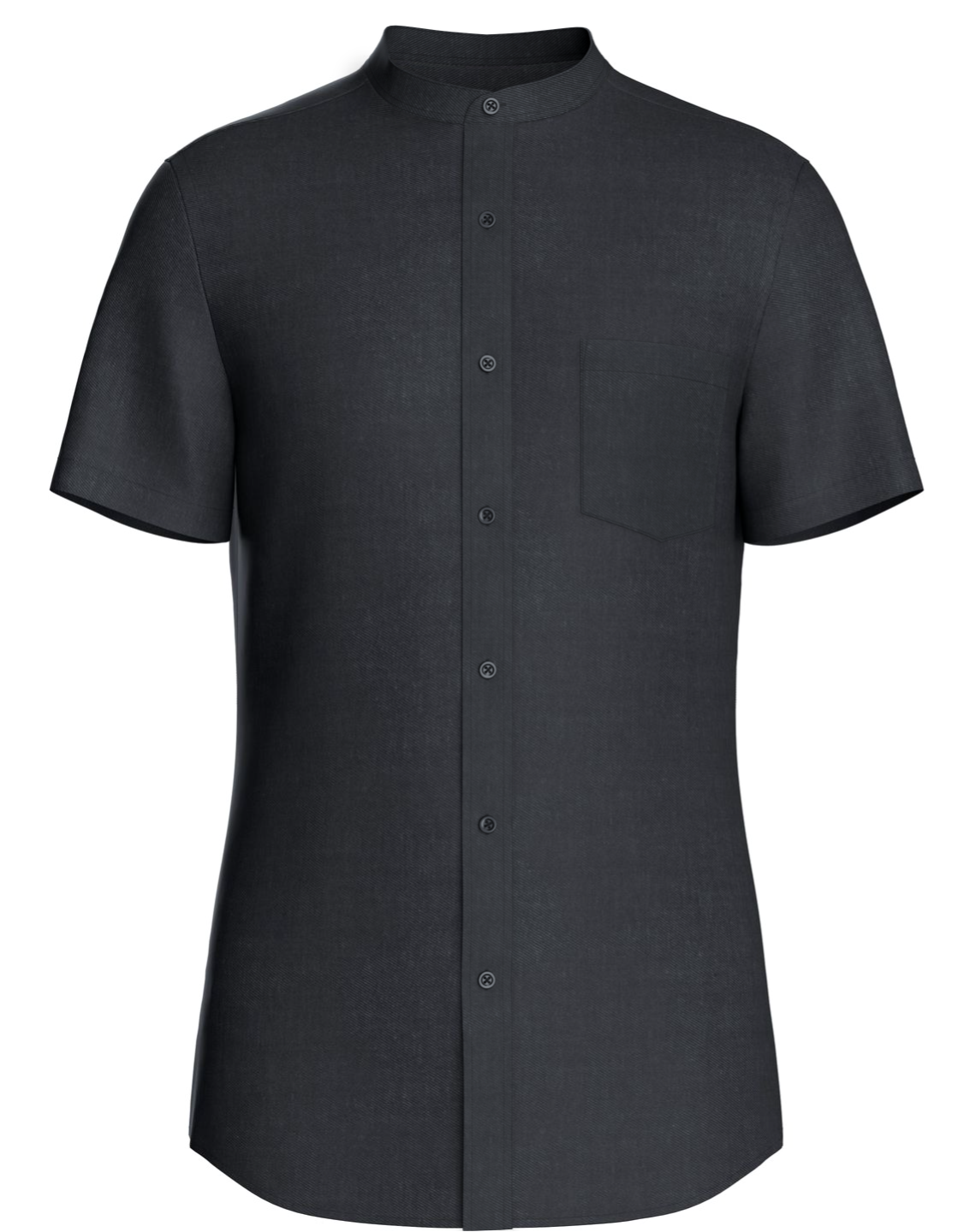Custom Dark Gray Twill Shirt