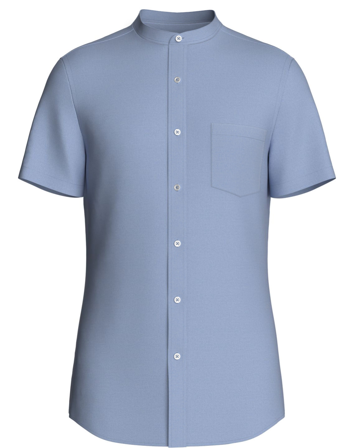 Custom Oxford Blue Shirt